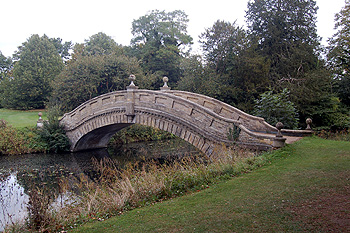The Chinese Bridge in Wrest park, built by Countess Cowper in 1876